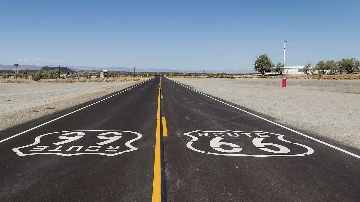 Highway 66 in Israel