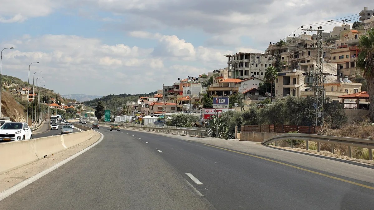 Highway 65 in Israel