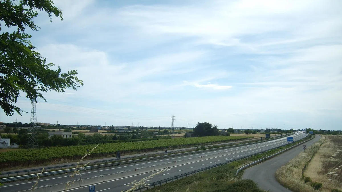 Via Appia in Italy