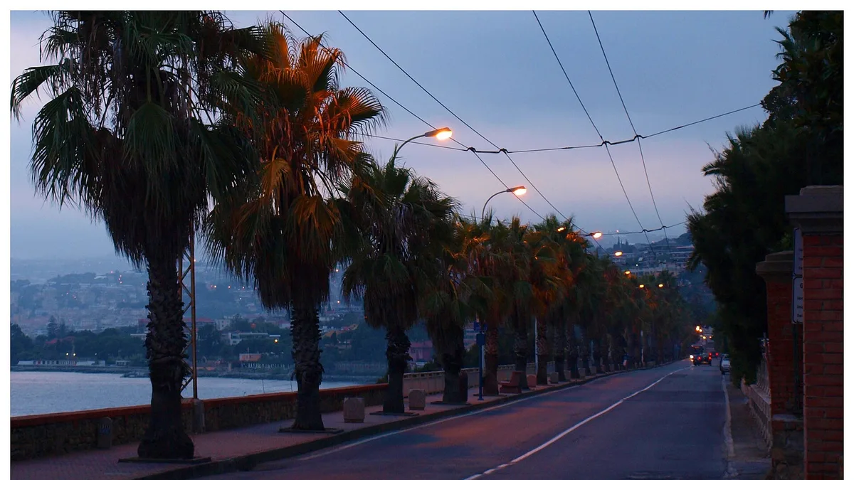 Via Aurelia in Italy