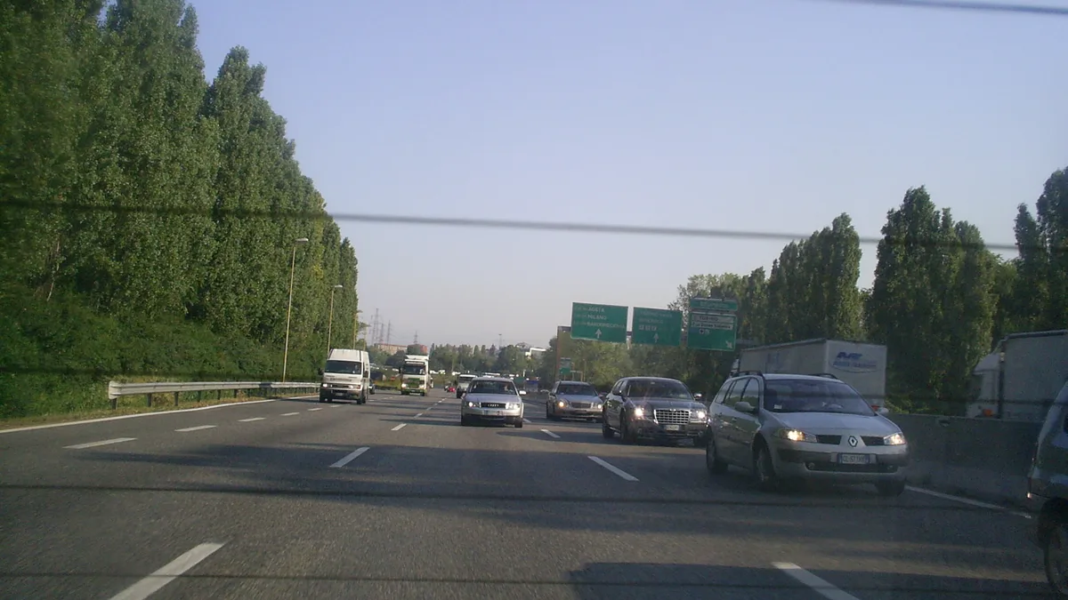 Autostrada A55 Tangenziale di Torino in Italy