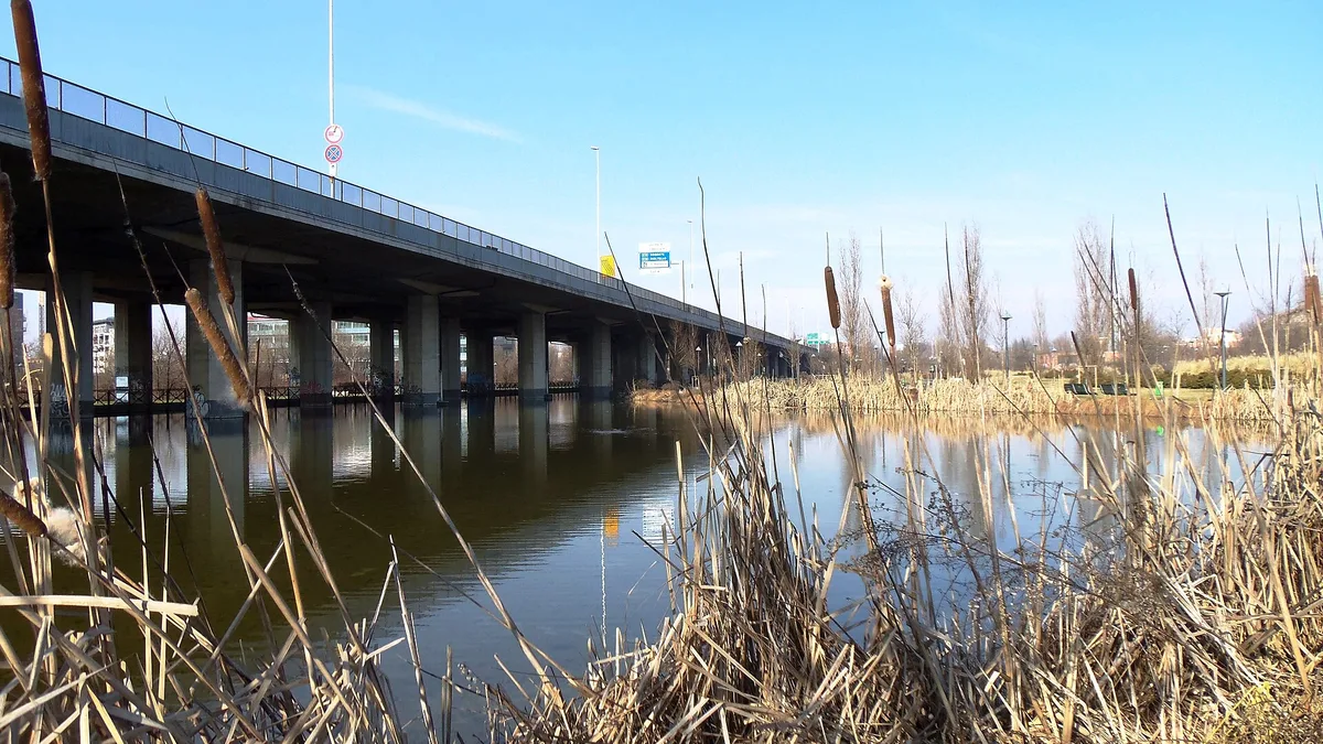 Autostrada A51 Tangenziale Est di Milano in Italy