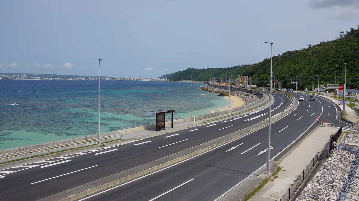 Japan National Route 58 in Japan