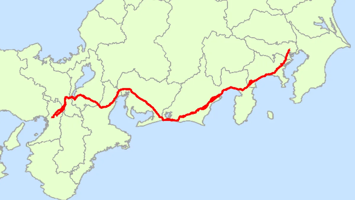 Japan National Route 1 in Japan