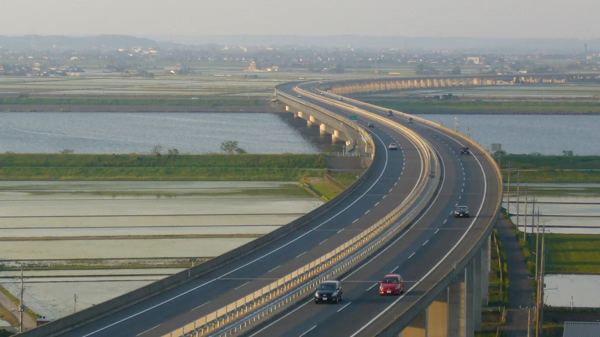 Higashi-Kanto Expressway in Japan