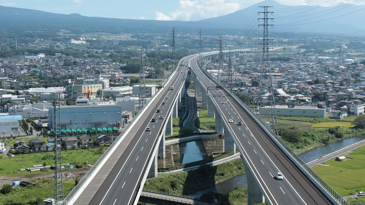 Shin-Tomei Expressway in Japan