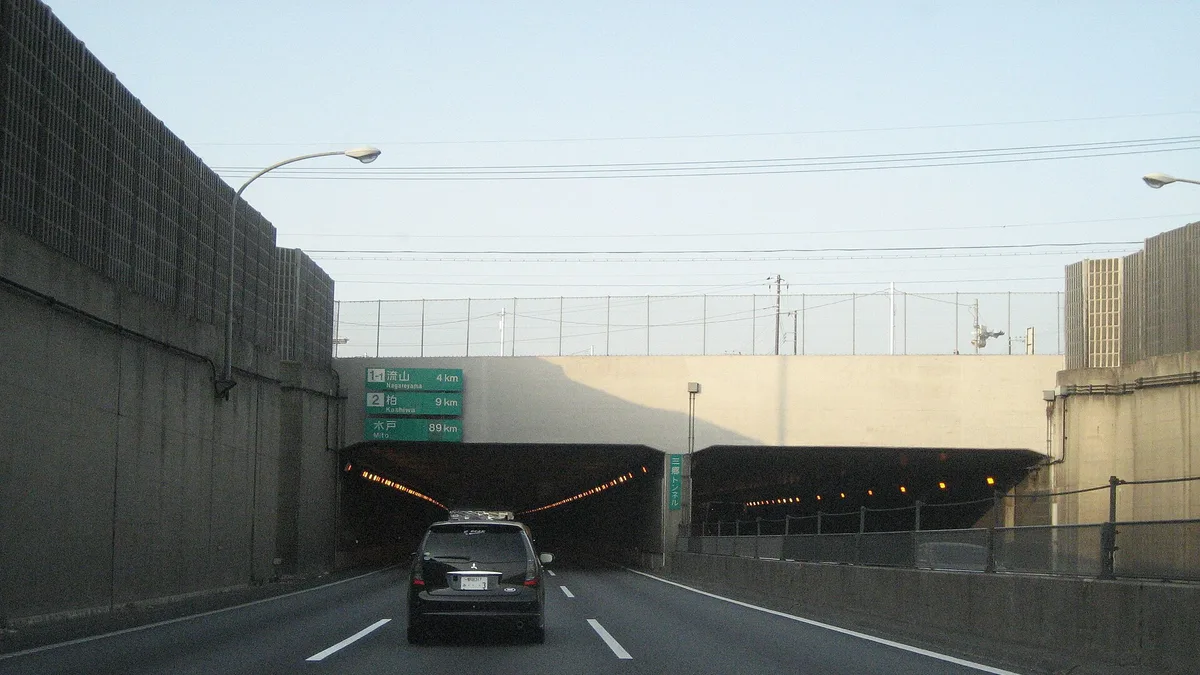 Joban Expressway in Japan