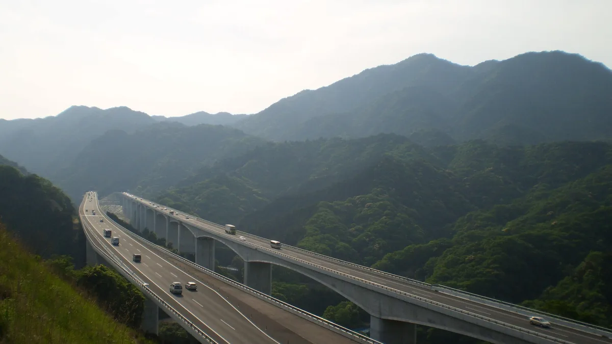 Shin-Meishin Expressway in Japan