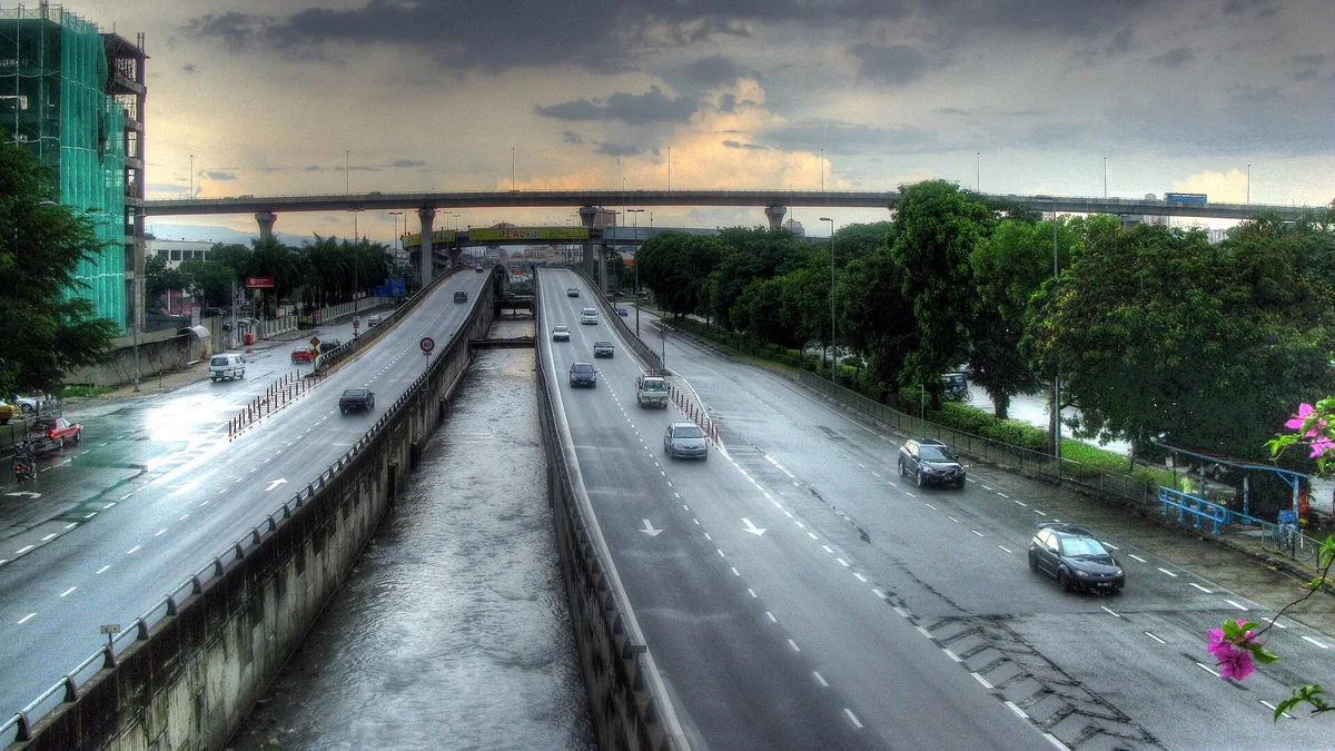 New Pantai Expressway in Malaysia