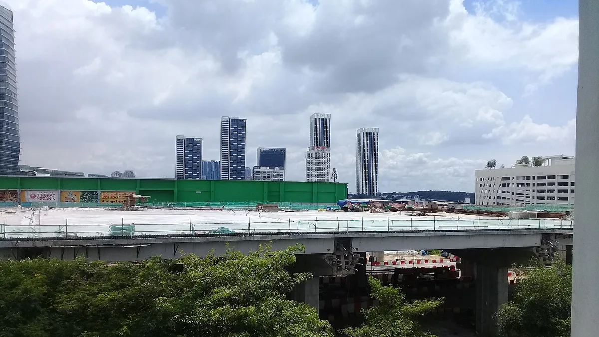 Damansara–Shah Alam Elevated Expressway in Malaysia