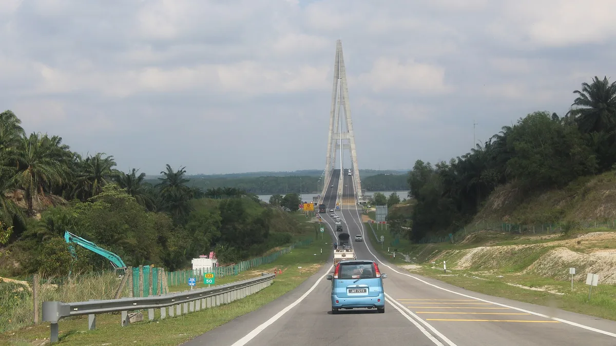 Senai–Desaru Expressway in Malaysia