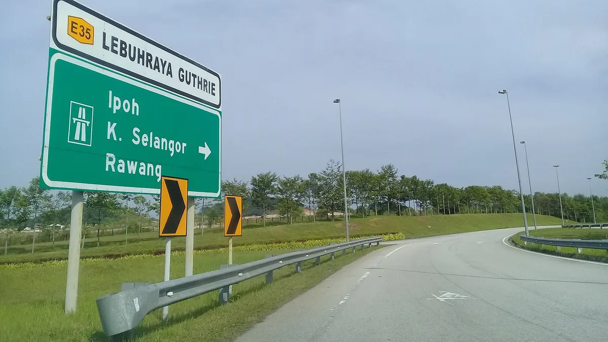 Guthrie Corridor Expressway in Malaysia