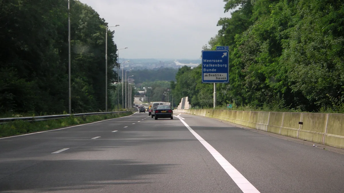 A2 Motorway in Netherlands