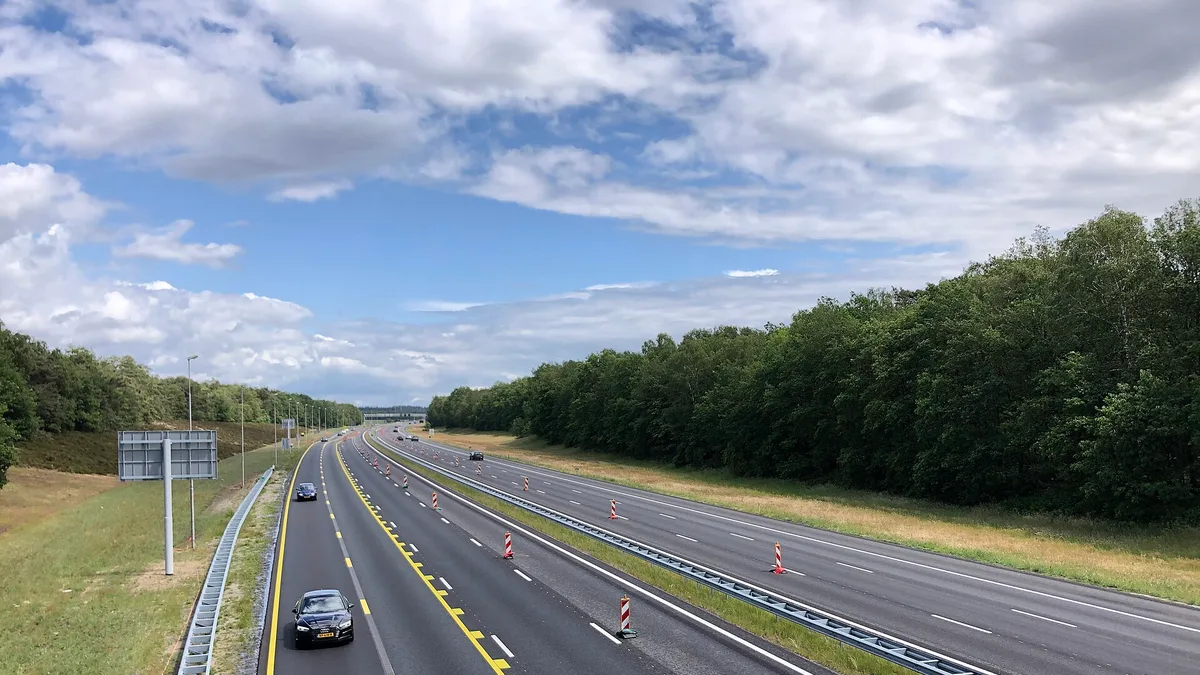 A1 Motorway in Netherlands