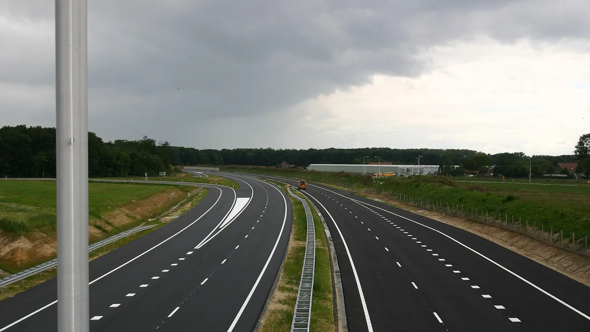 A73 Motorway in Netherlands