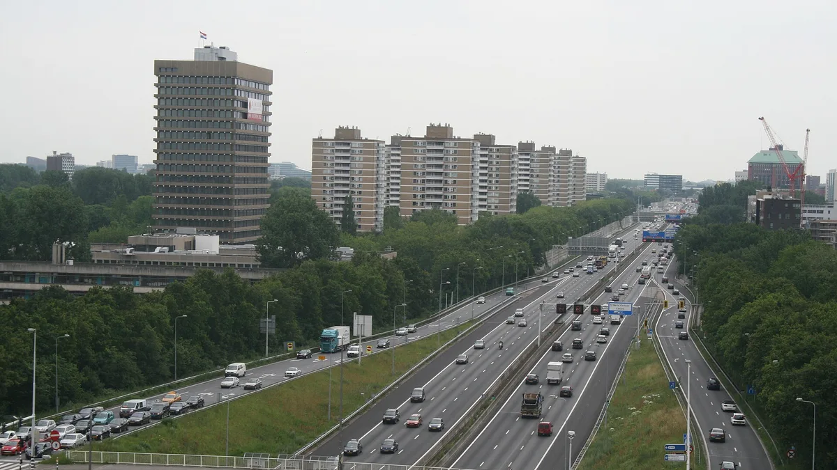 A10 Motorway in Netherlands