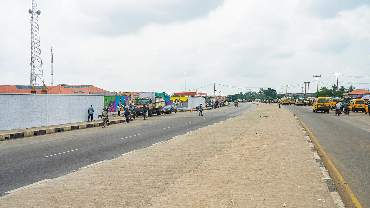 Lagos–Badagry Expressway in Nigeria