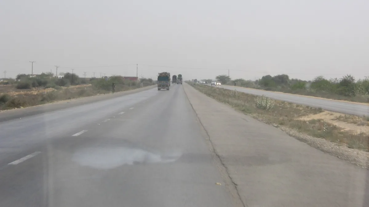 Indus Highway (N-55) in Pakistan