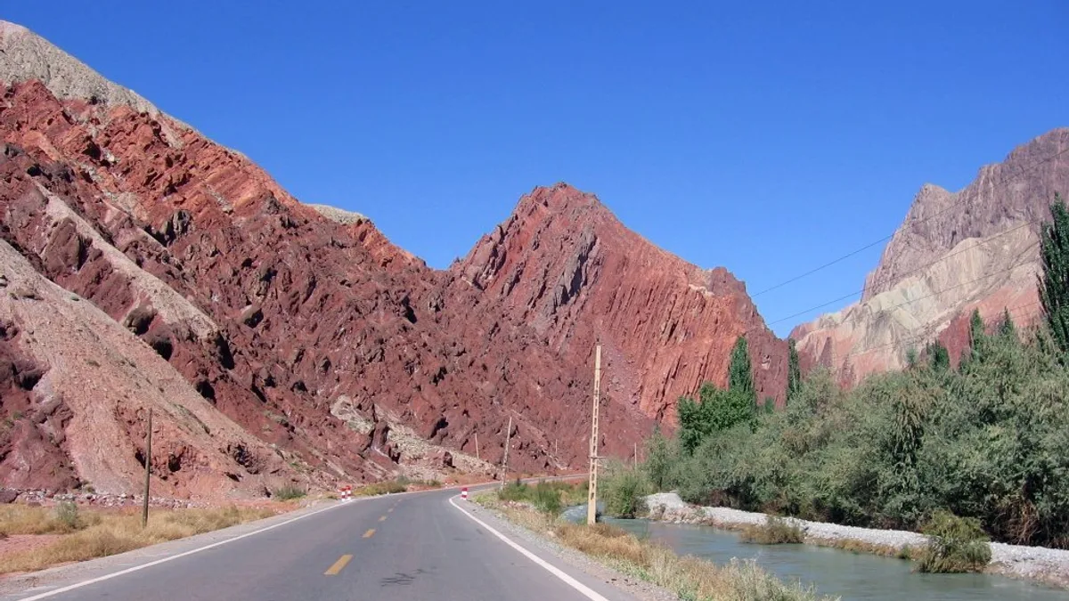 Karakoram Highway (N-35) in Pakistan