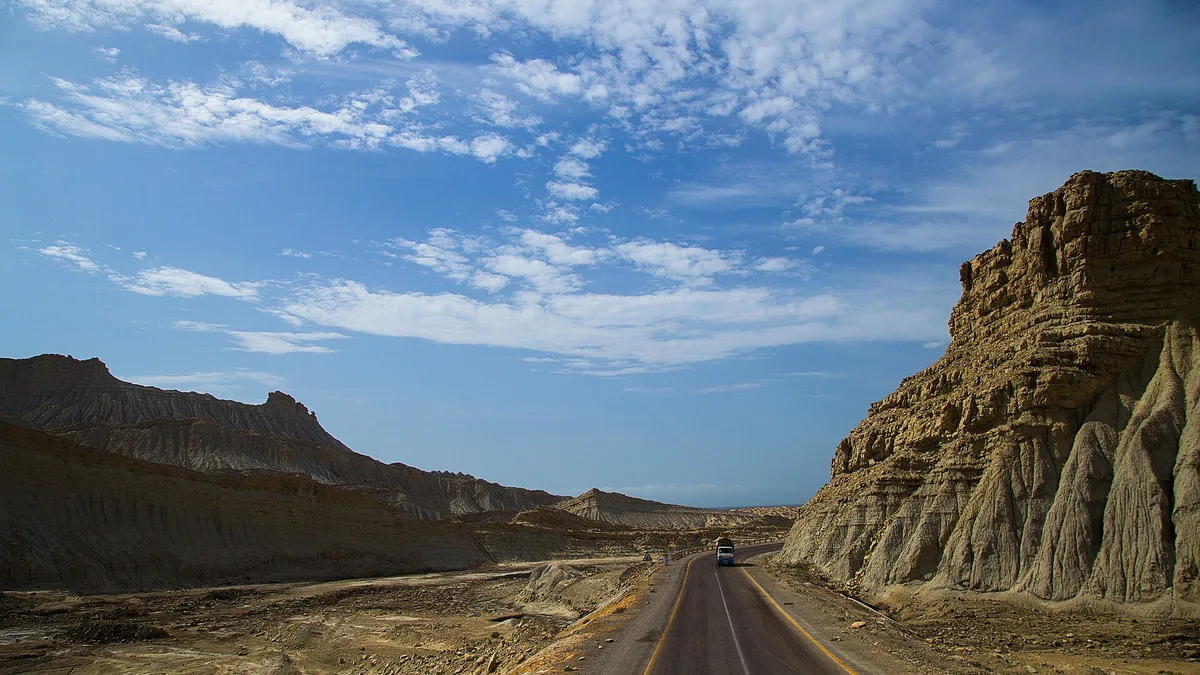 Makran Coastal Highway (N-10) in Pakistan