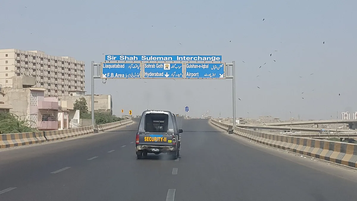Lyari Expressway in Pakistan