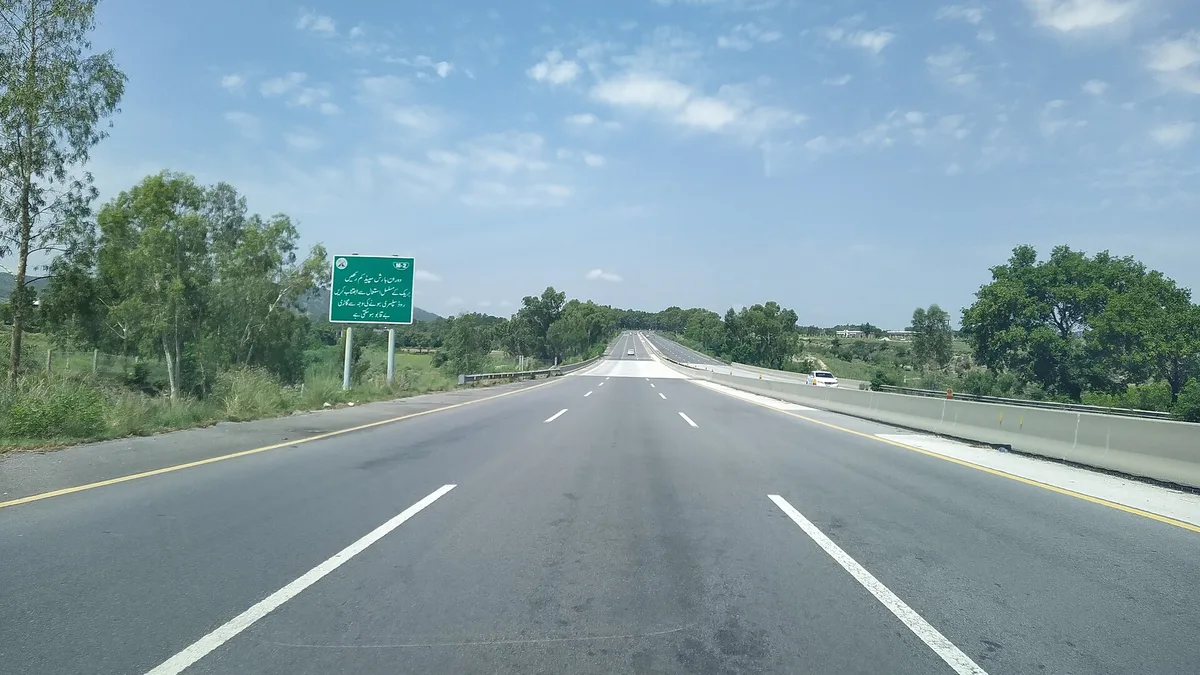 M-2 Islamabad–Lahore Motorway in Pakistan