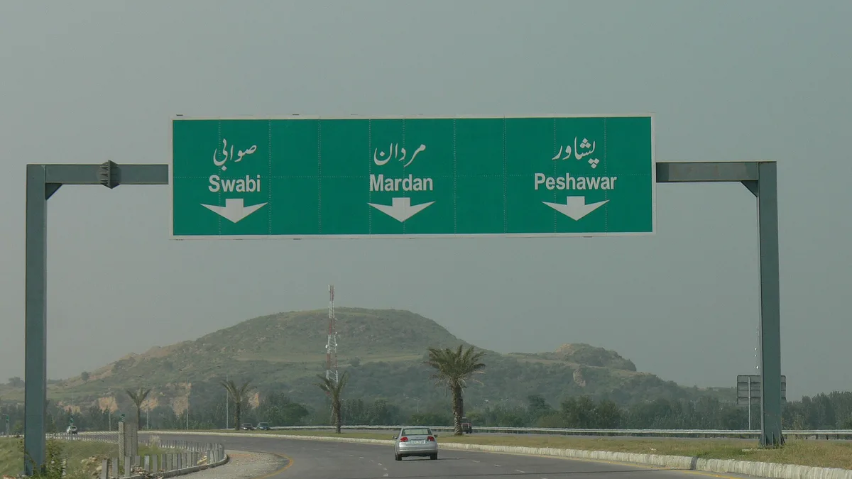 M-1 Islamabad–Peshawar Motorway in Pakistan