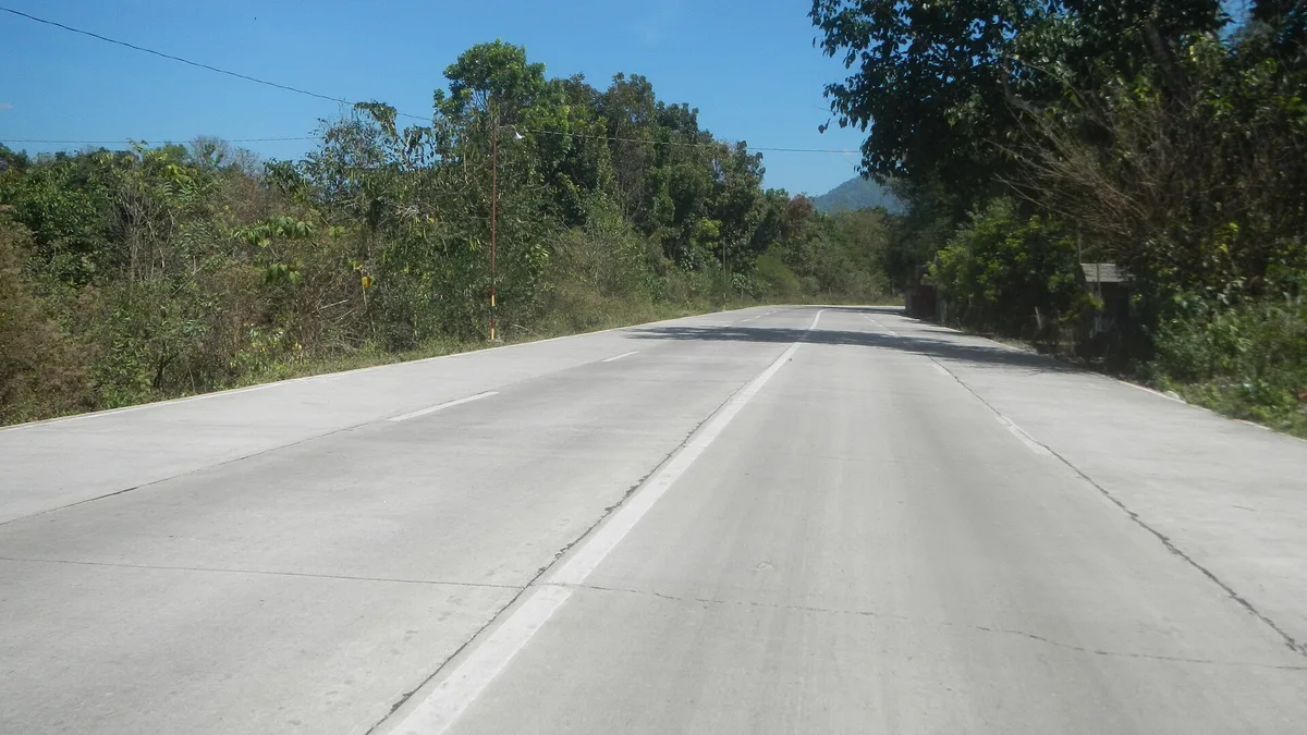 Marcos Highway in Philippines