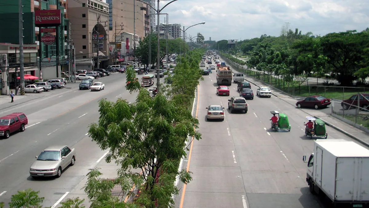 Katipunan Avenue in Philippines