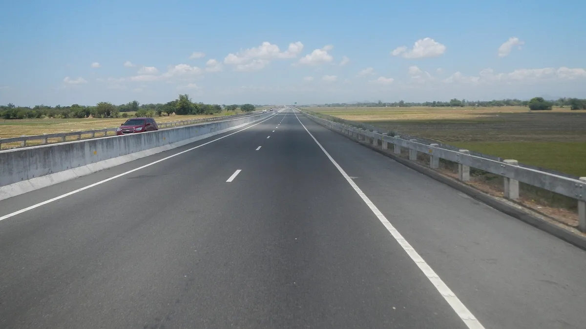 Tarlac–Pangasinan–La Union Expressway in Philippines