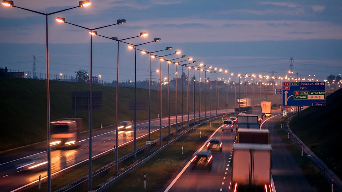 A2 Motorway in Poland