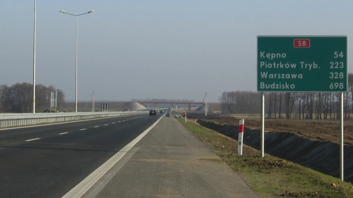 S8 Expressway in Poland