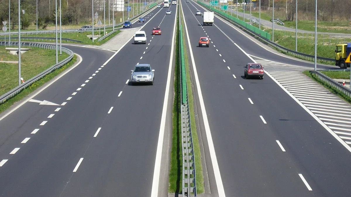 S52 Expressway in Poland