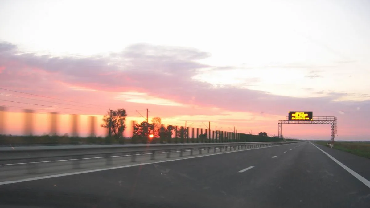 A2 Sun Motorway in Romania