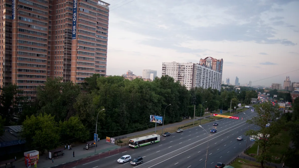 Kutuzovsky Prospekt in Russia