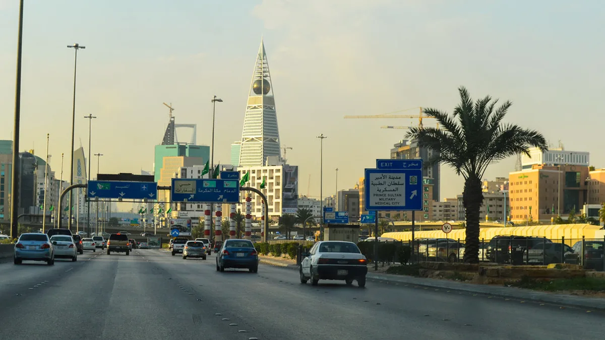 King Fahd Road in Saudi Arabia