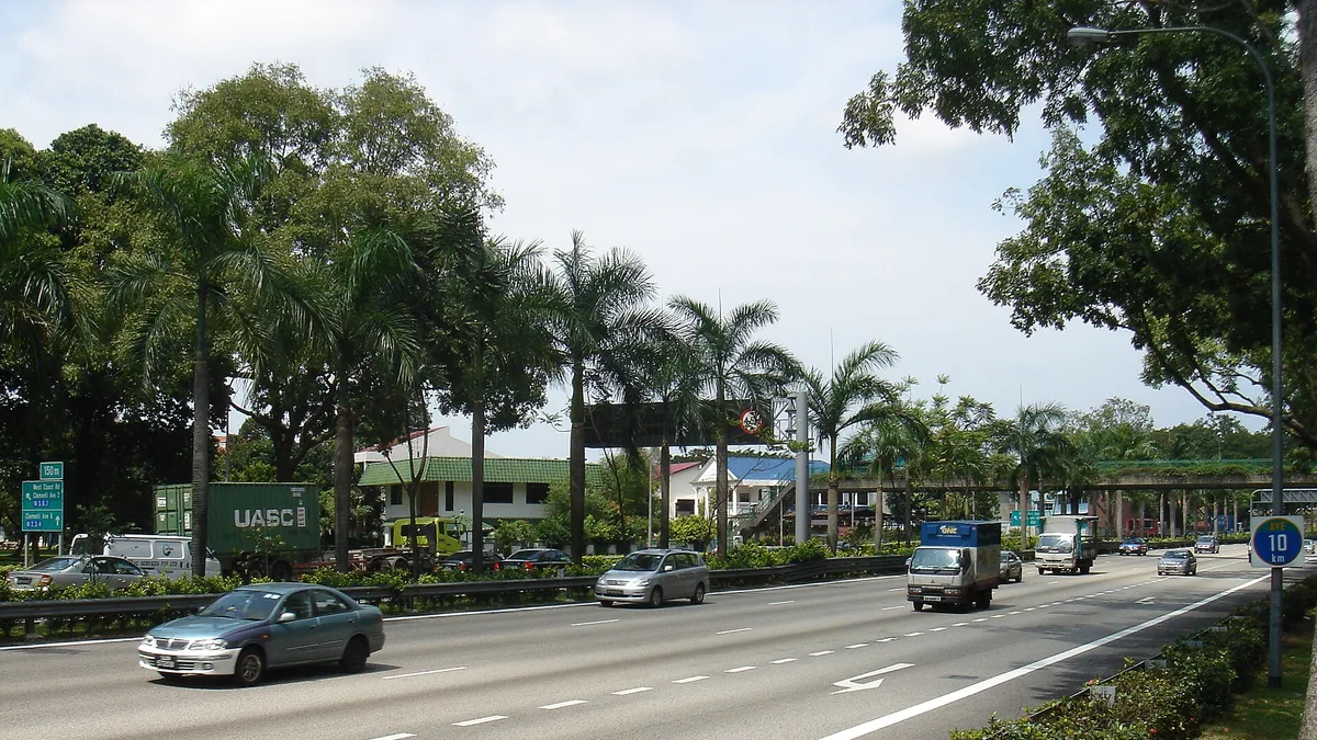 Ayer Rajah Expressway in Singapore