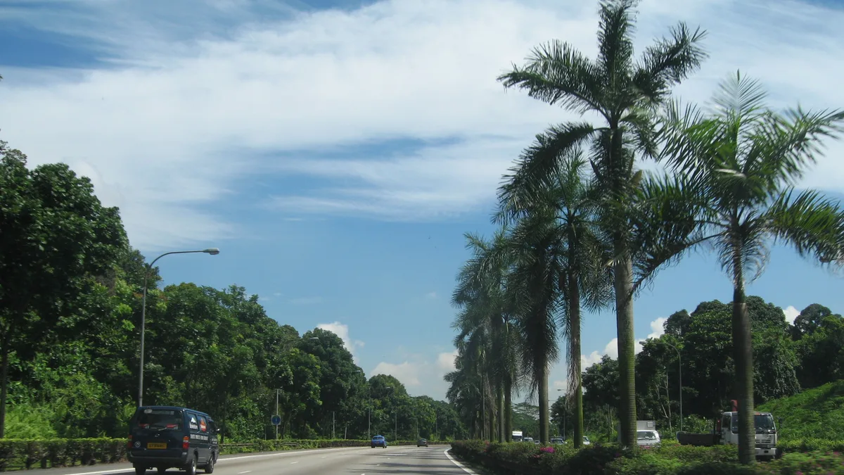 Bukit Timah Expressway in Singapore