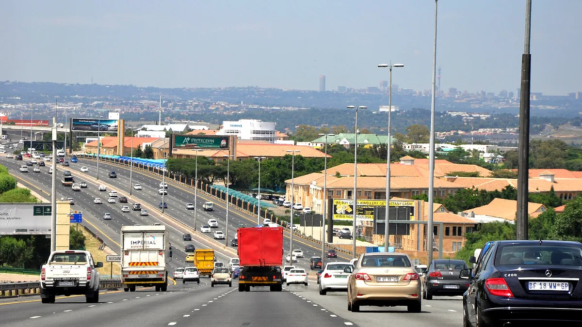 Ben Schoeman Freeway in South Africa