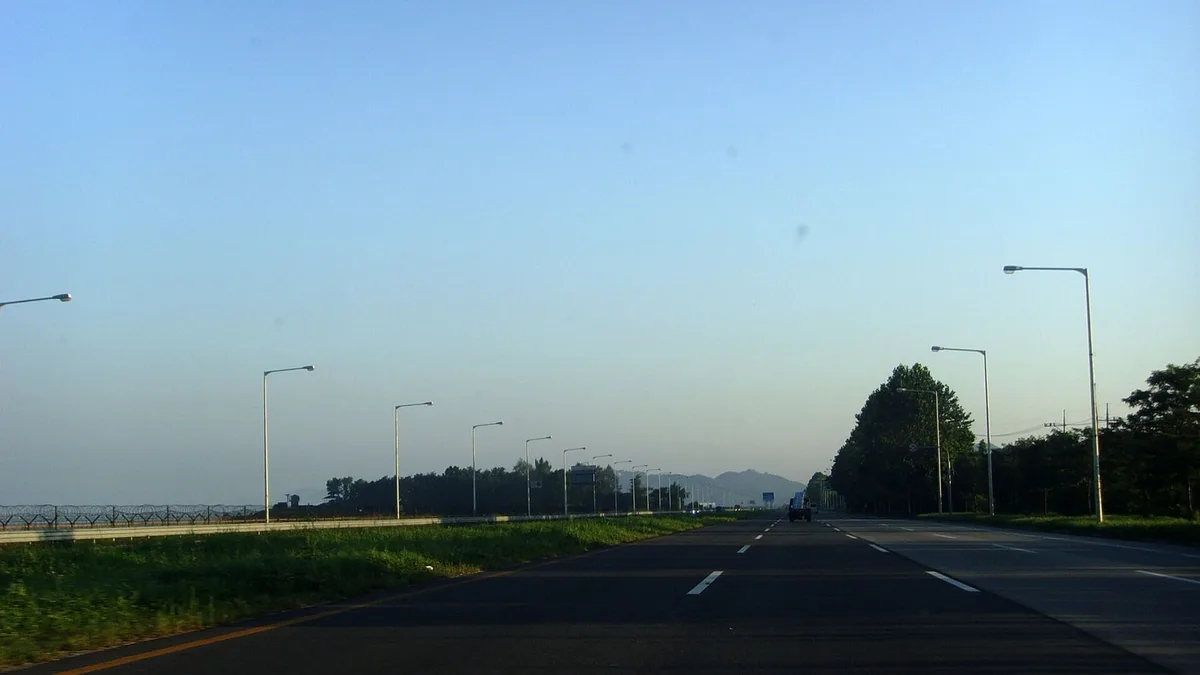 Jayu-ro in South Korea