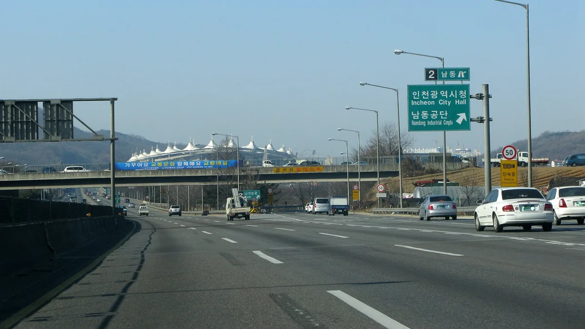 Second Gyeongin Expressway in South Korea