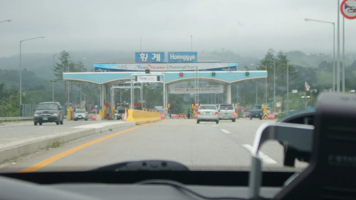 Yeongdong Expressway in South Korea