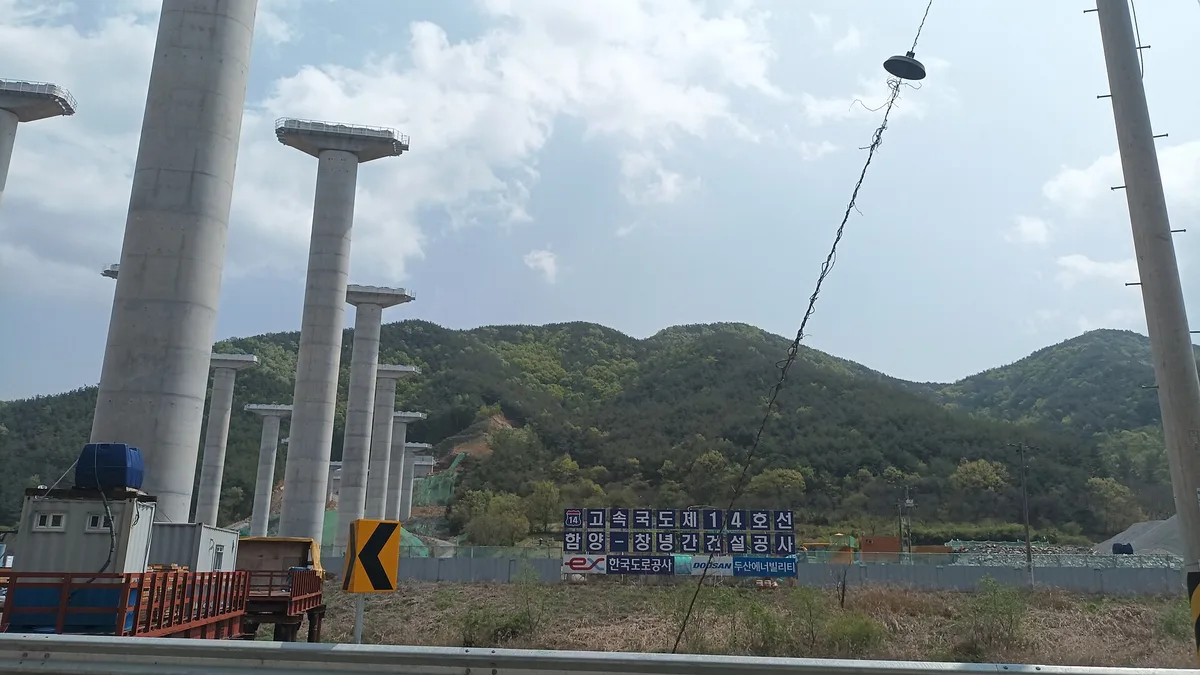 Ulsan Expressway in South Korea