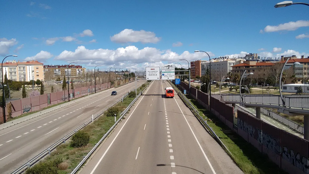 Carretera N-330 in Spain