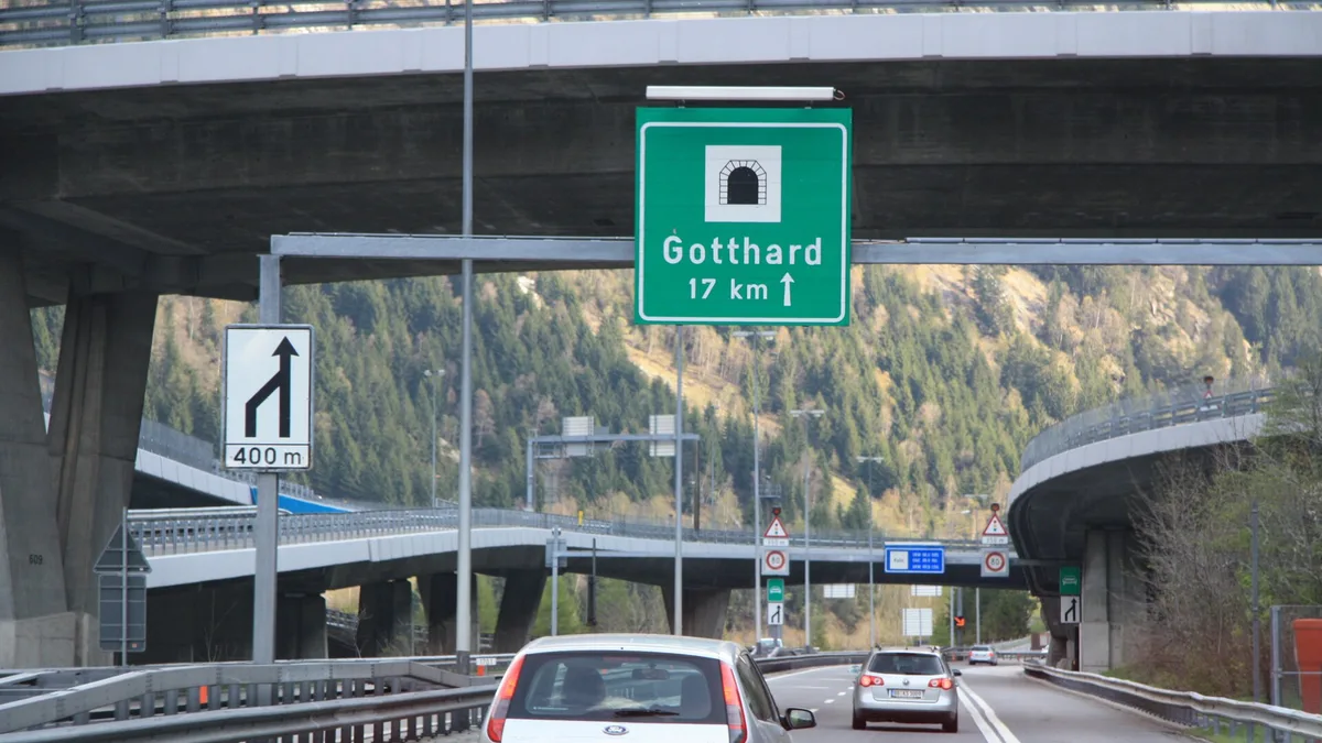 A2 Motorway in Switzerland