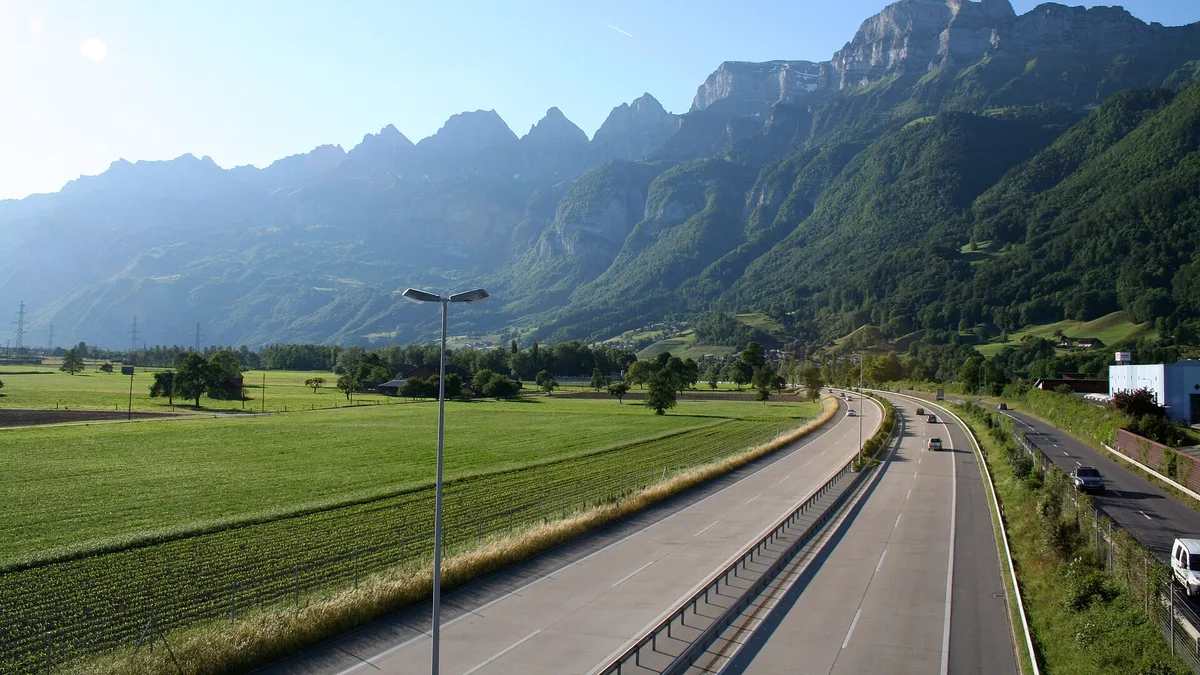 A3 Motorway in Switzerland