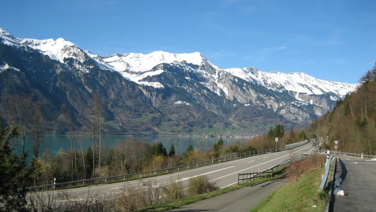 A8 Motorway in Switzerland