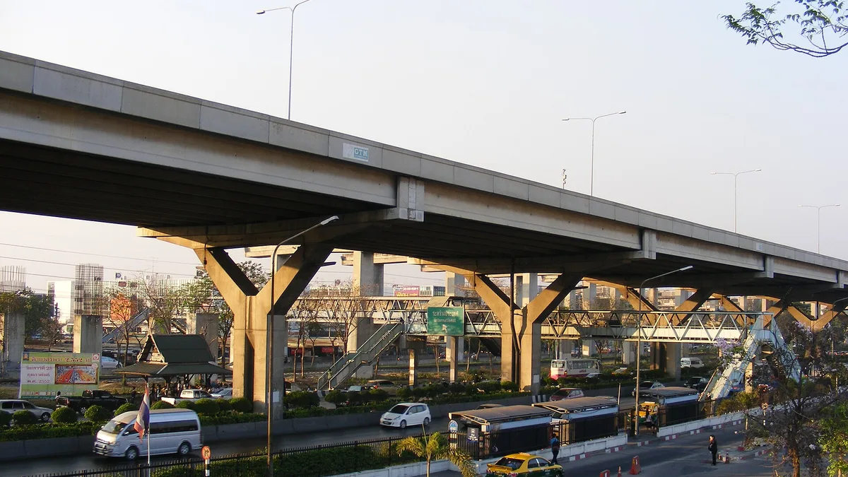 Don Muang Tollway in Thailand