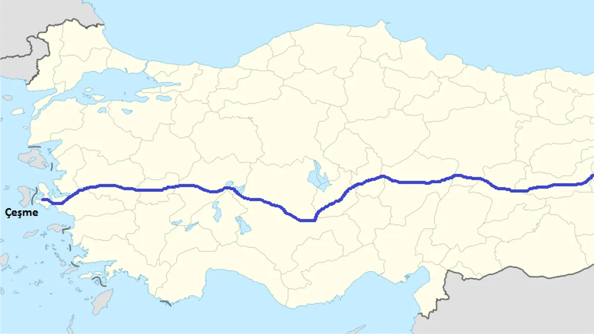 State Road D.260 in Turkey
