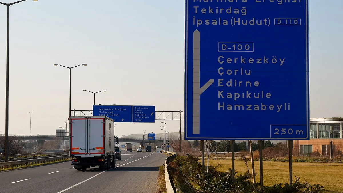 State Road D.550 in Turkey